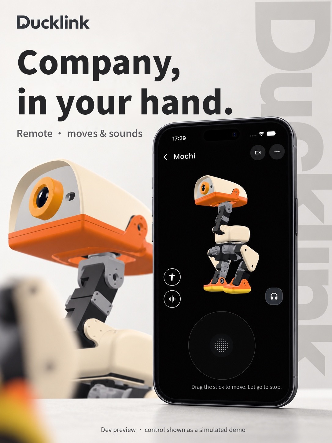 Ducklink app — Control preview